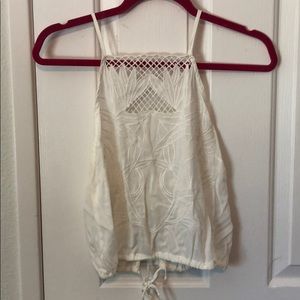 White Stitch Detailing Shirt
